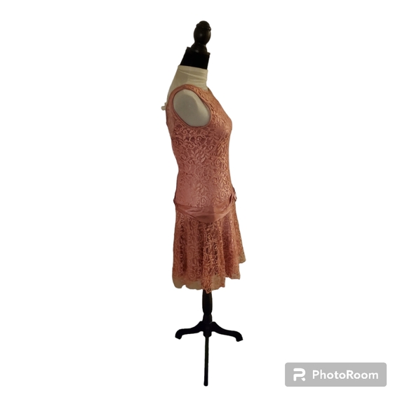 Vintage 80s Prom Dress - Picture 4 of 8